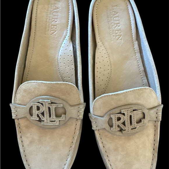Ralph Lauren Women's Ralph Lauren Women's Brynn Mule Tan Loafers size 7.5 - Picture 1 of 1